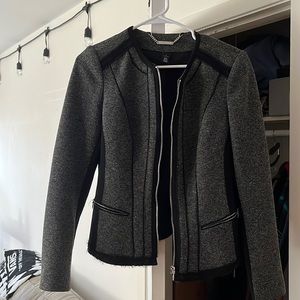 White House Black Market Dark Grey & Black Blazer